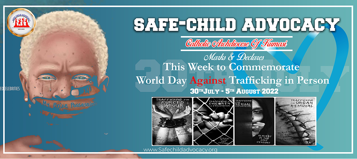 Today, as we #WorldDayAgainstTraffickinginPersons, we at Safe-Child Advocacy also affirm our stance against all forms of human trafficking.