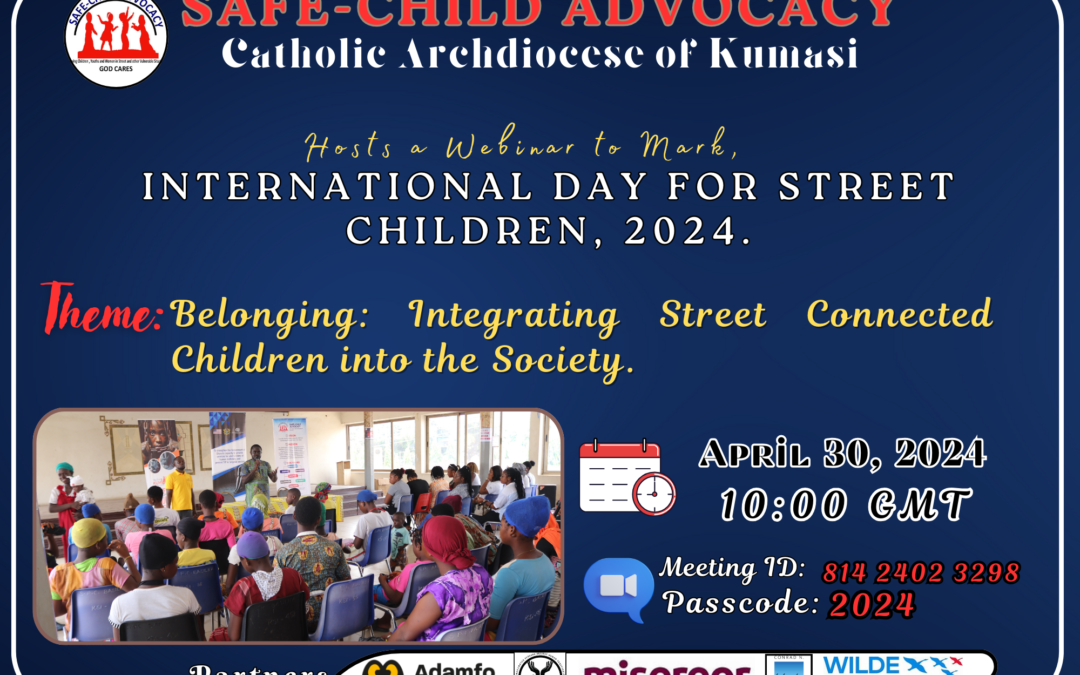 WEBINAR INVITATION: International Day for Street Children