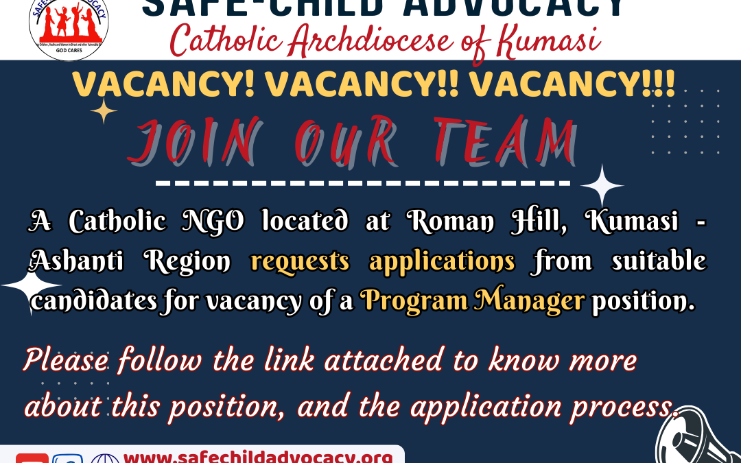 Job Alert: Join SCA as Program Manager